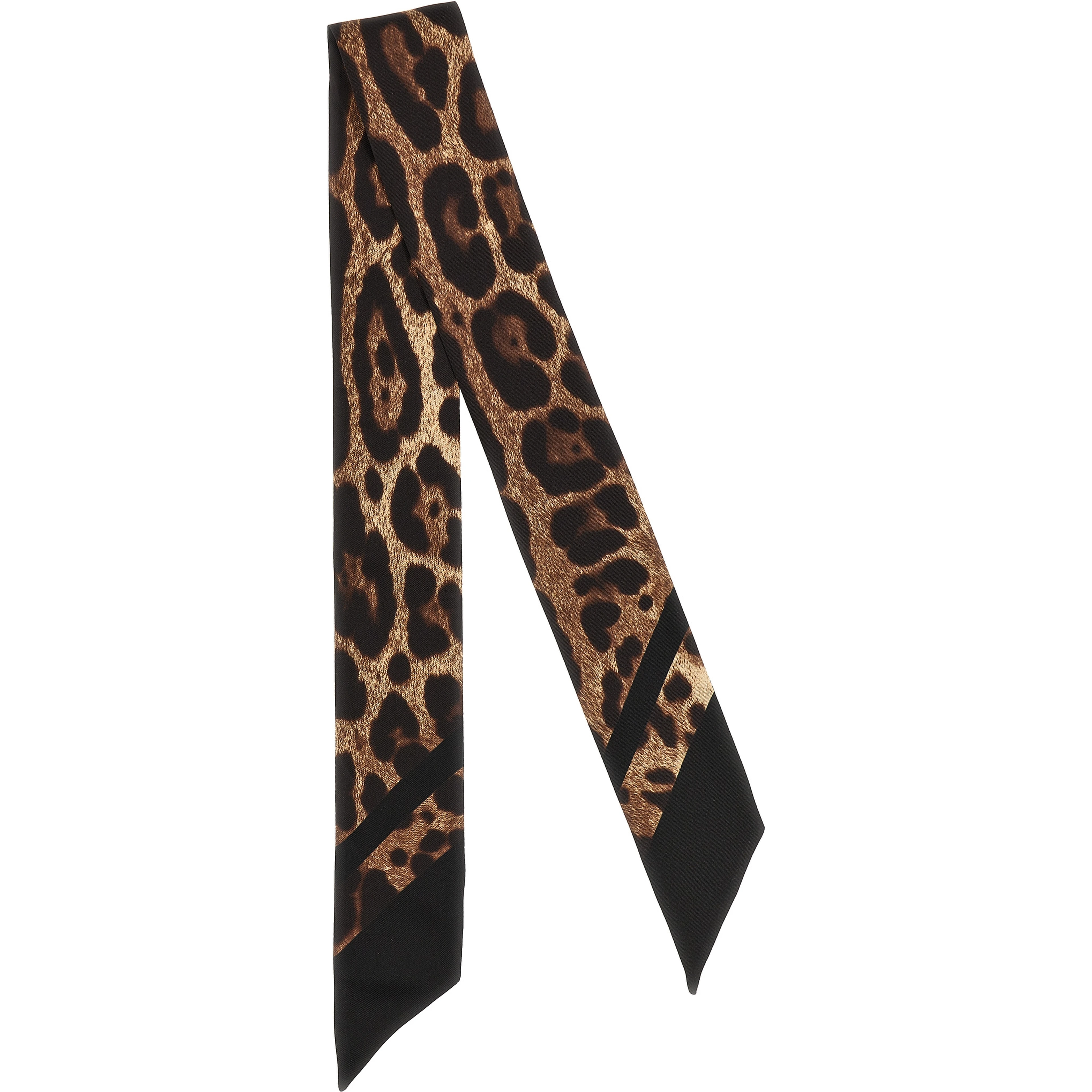 Brown Silk Foulard