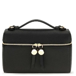 Black Calf Leather Bos Taurus Handbag