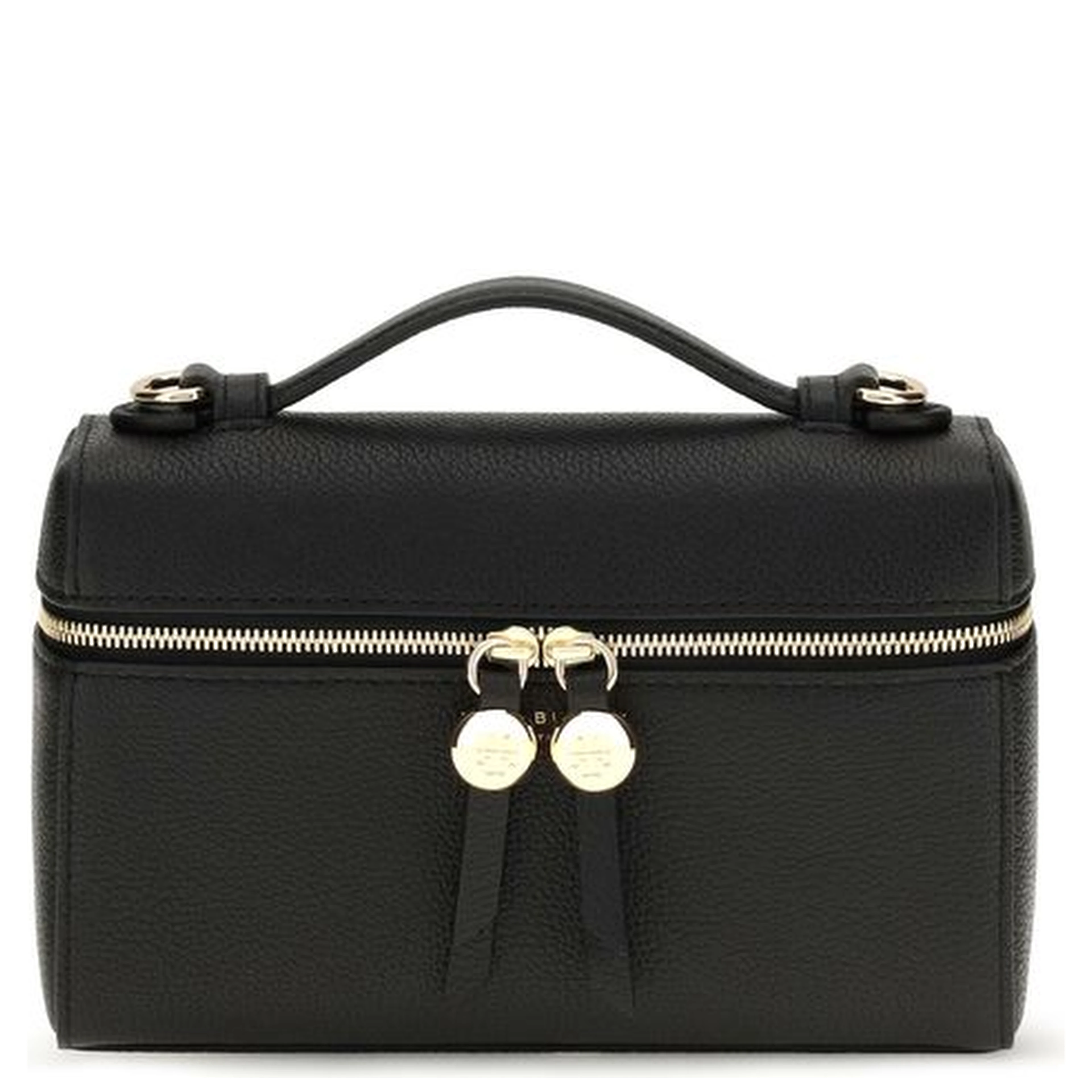 Black Calf Leather Bos Taurus Handbag