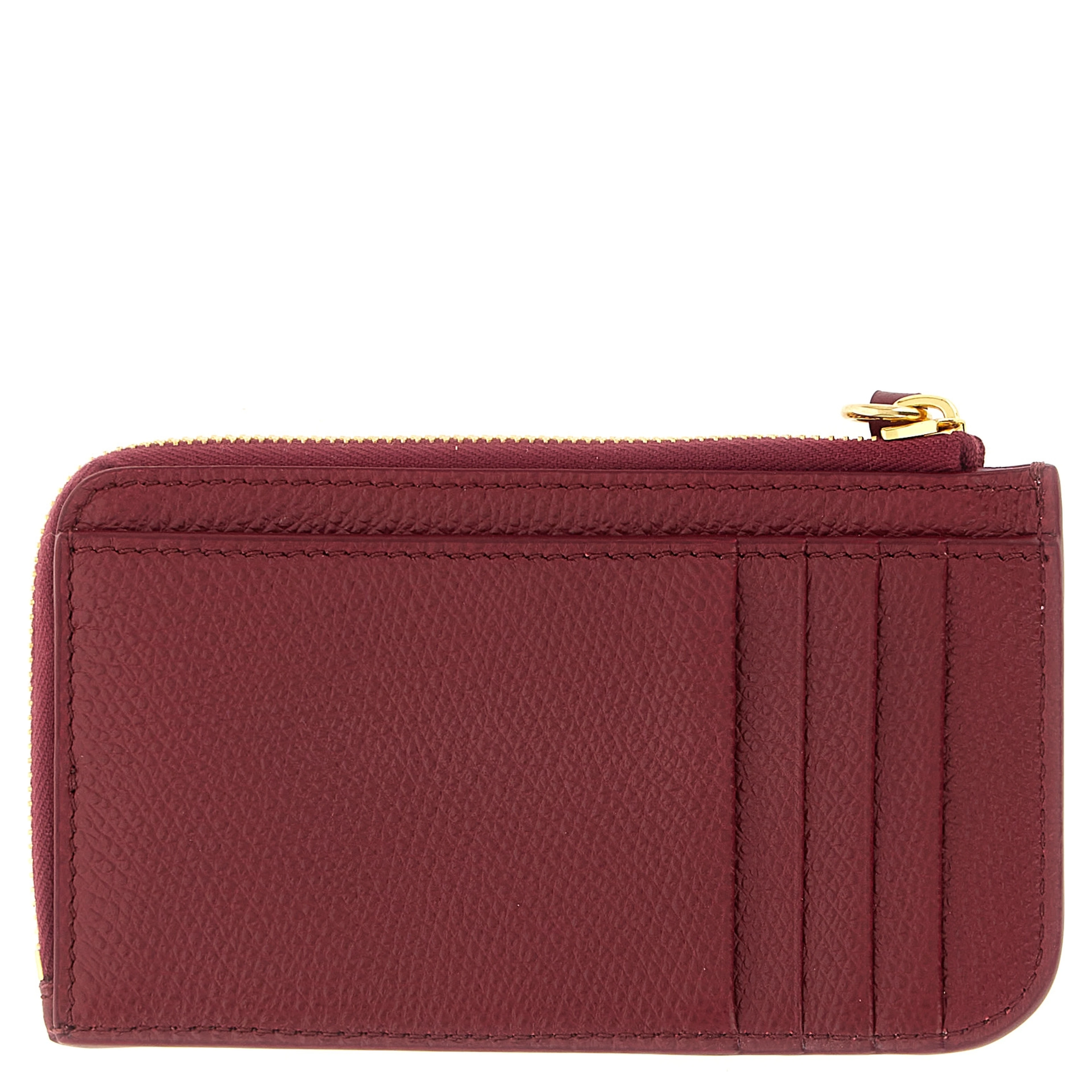 Bordeaux Lamb Leather Cardholder