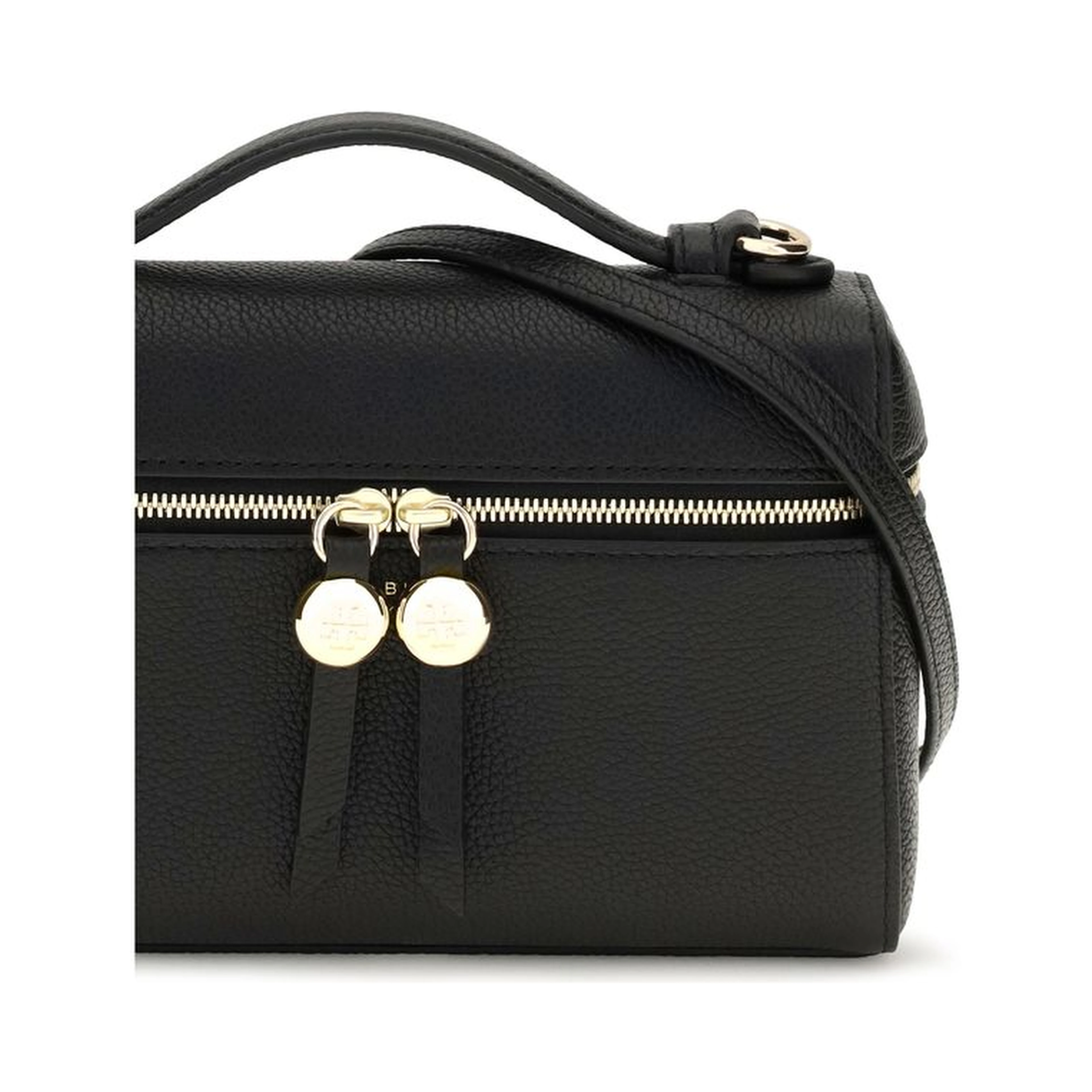 Black Calf Leather Bos Taurus Handbag