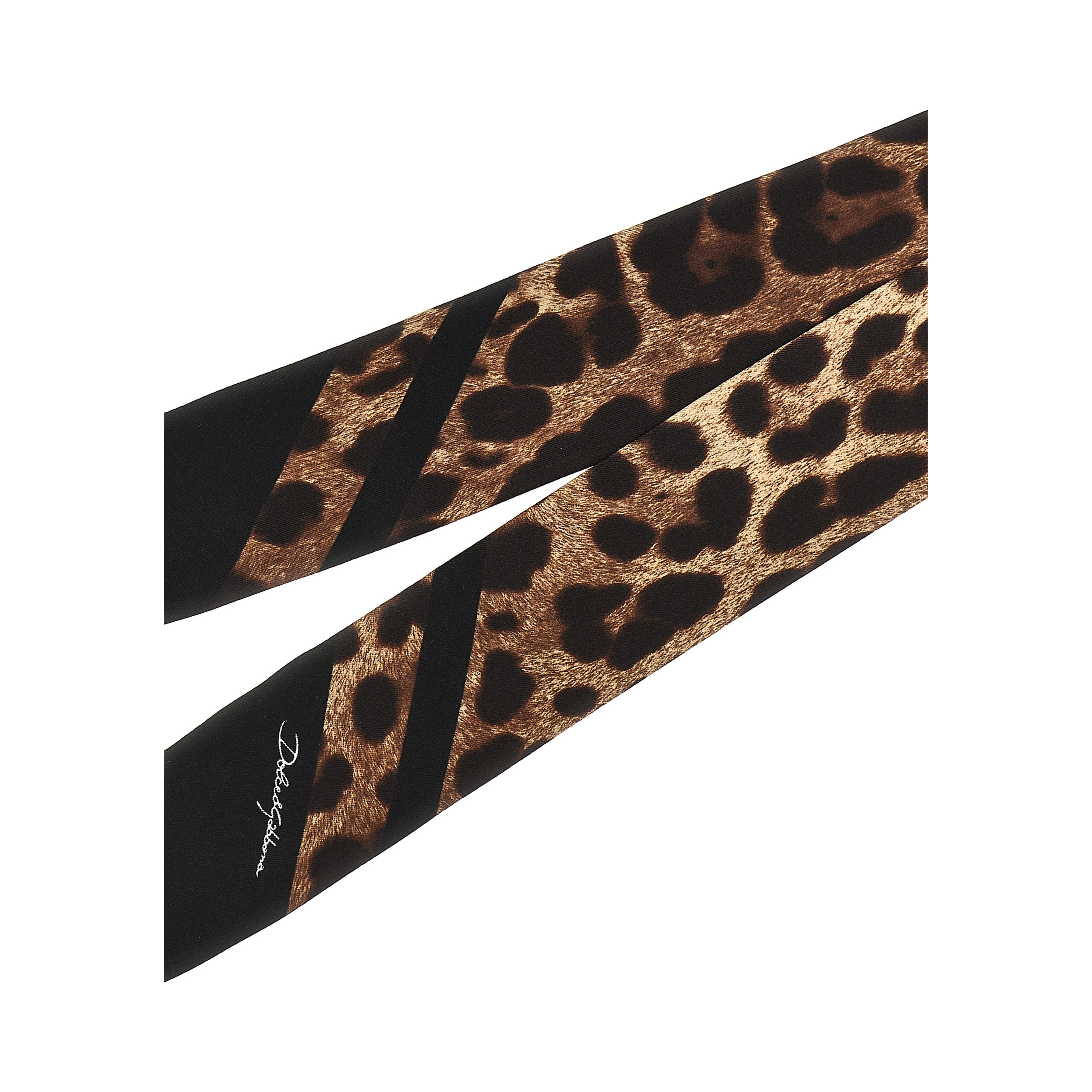 Brown Silk Foulard
