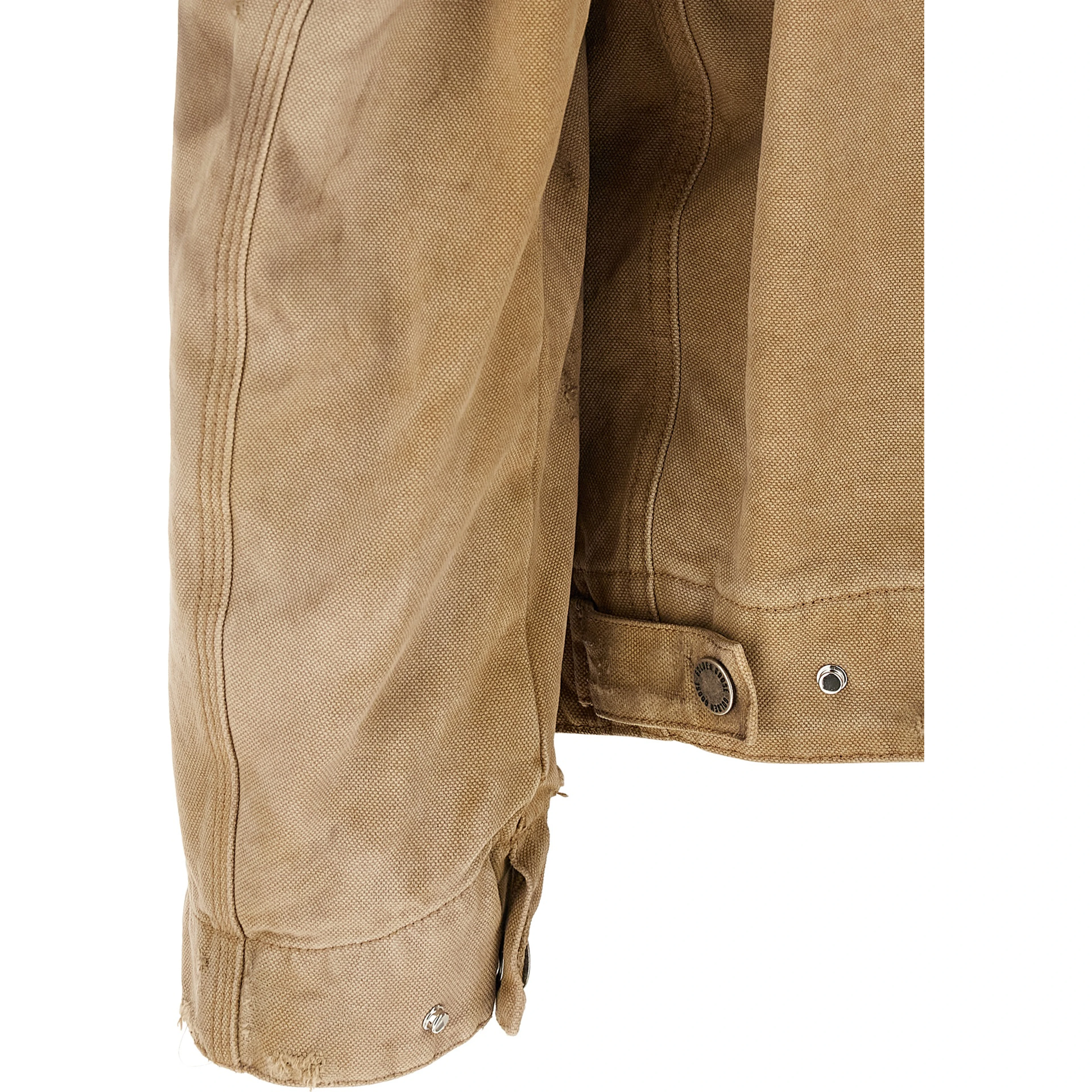 Beige Cotton Shell Jacket