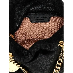 Black Polyester Crossbody Bag
