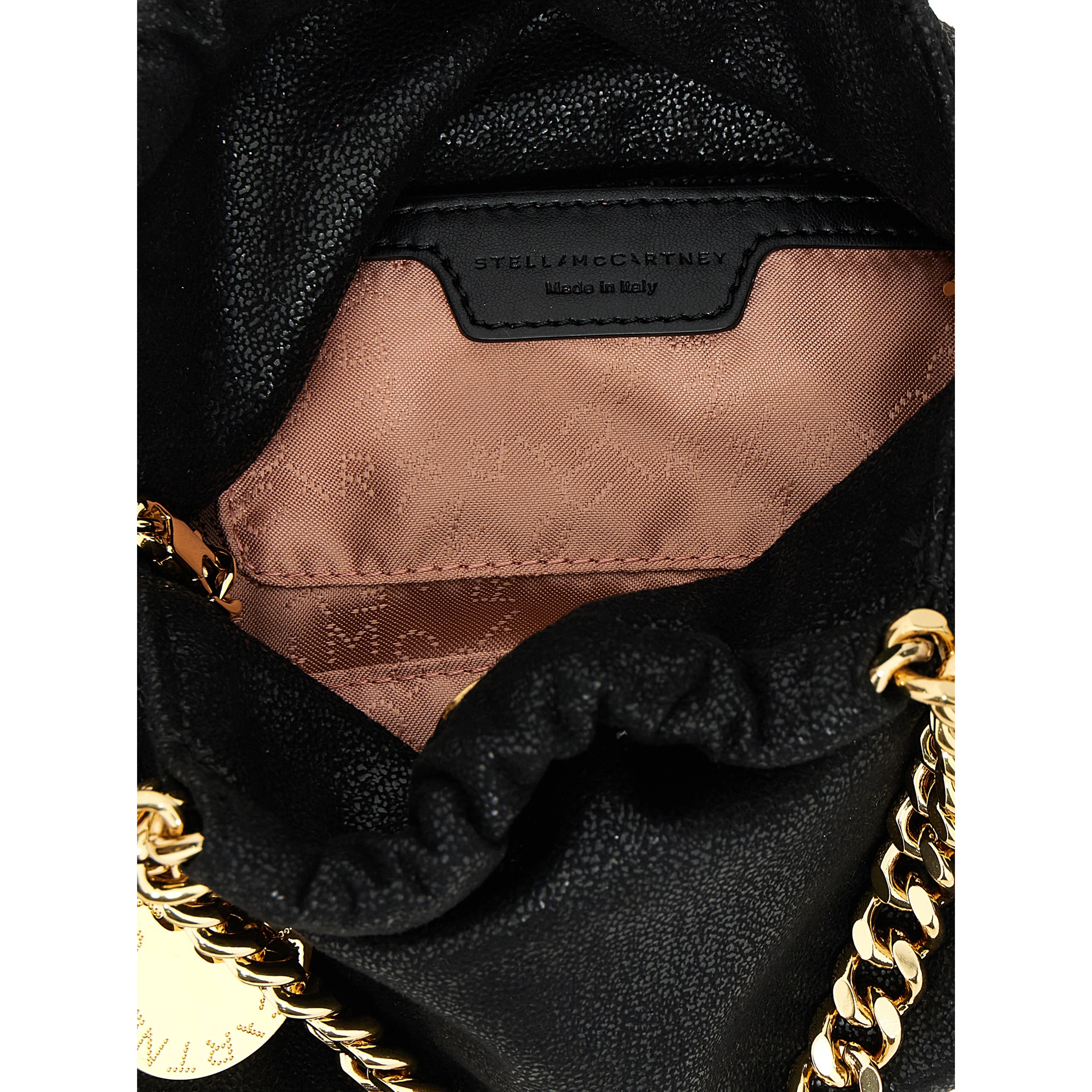 Black Polyester Crossbody Bag