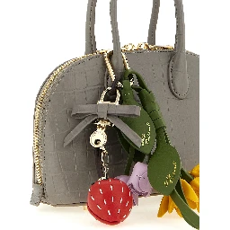 Gray Cowhide Handbag