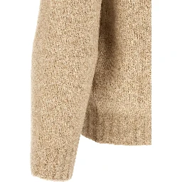 Beige Virgin Wool Cardigan