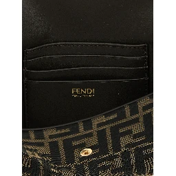 Brown Polyester Cardholder