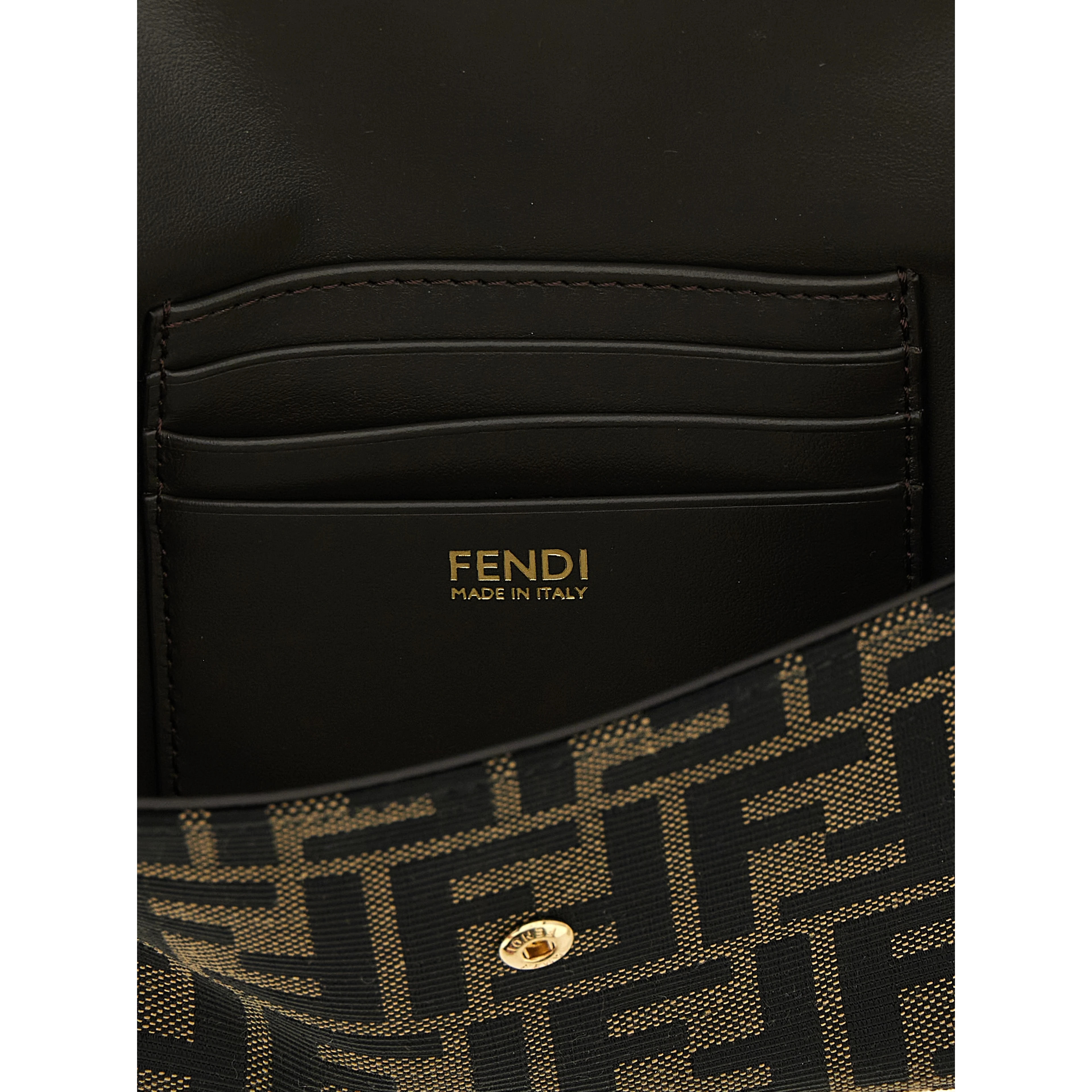 Brown Polyester Cardholder