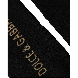 Black Rabbit Floral Wool Mid Calf Accessory Socks