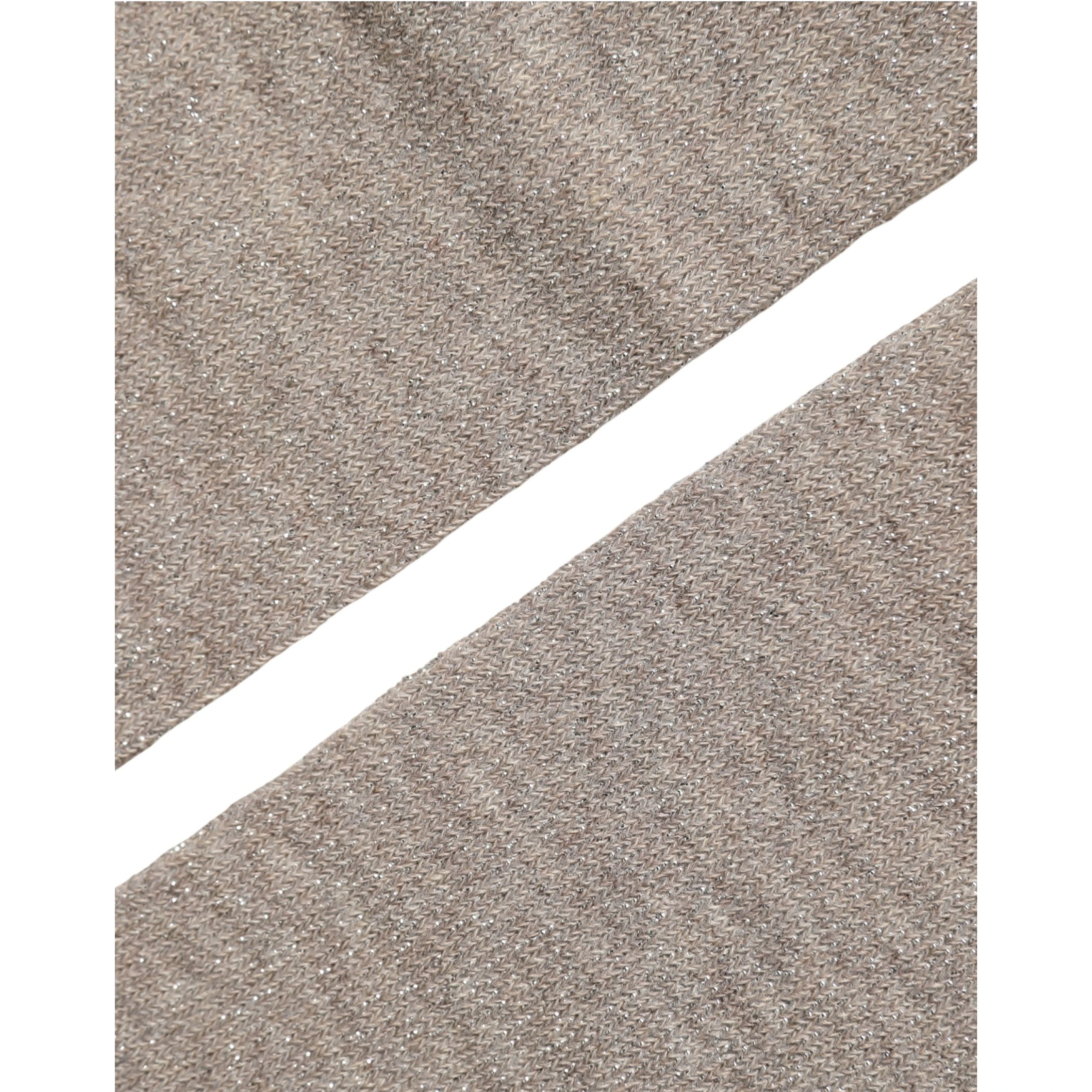 Gray Viscose Logo Mid Calf Accessory Socks
