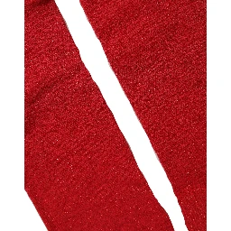 Red Viscose DG Logo Mid Calf Accessory Socks