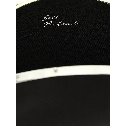 Black Polyester Clutch Bag