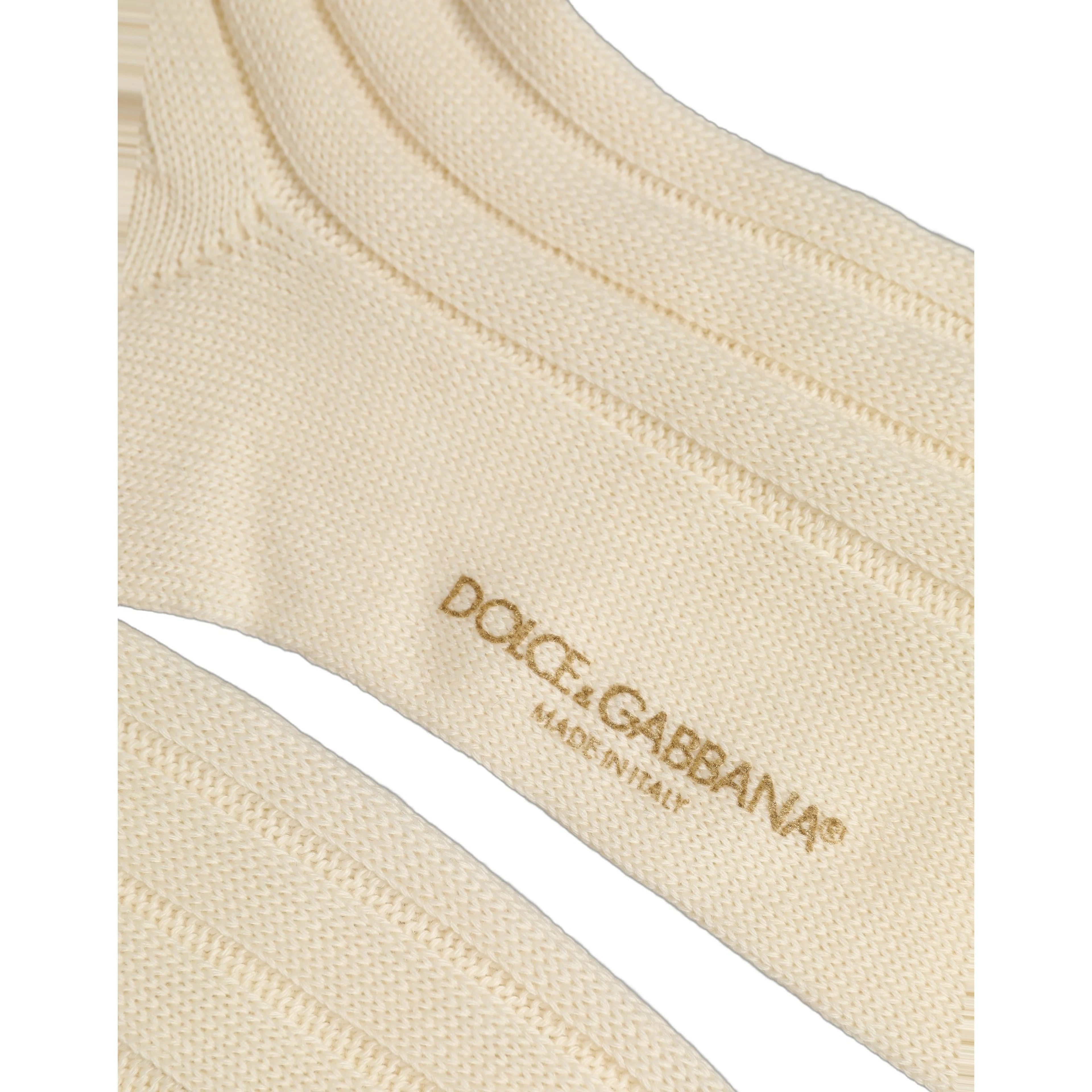 Beige Wool Stretch Knee High Accessory Socks