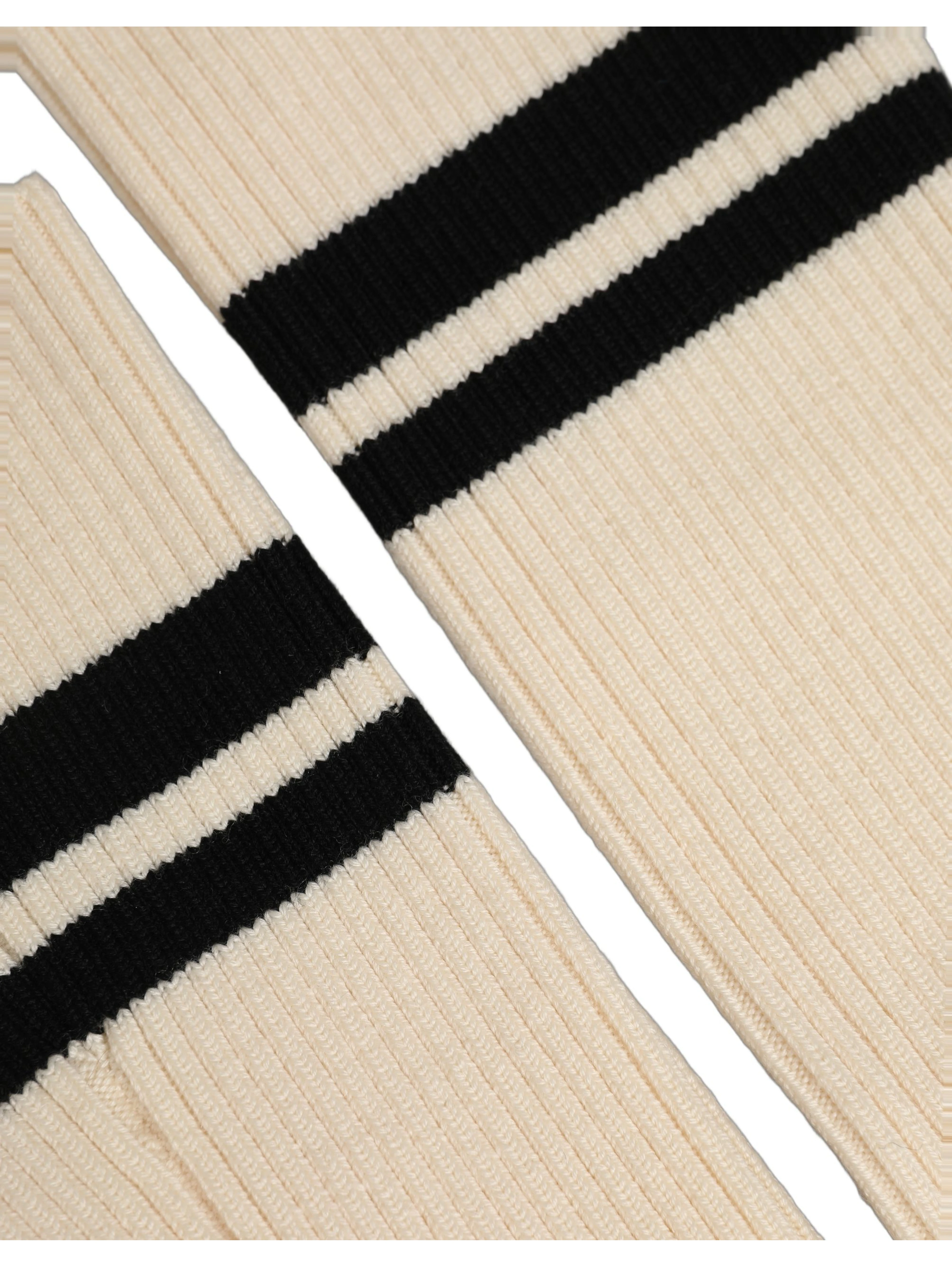Cream Wool Thigh High Leg Warmer Accessory Socks