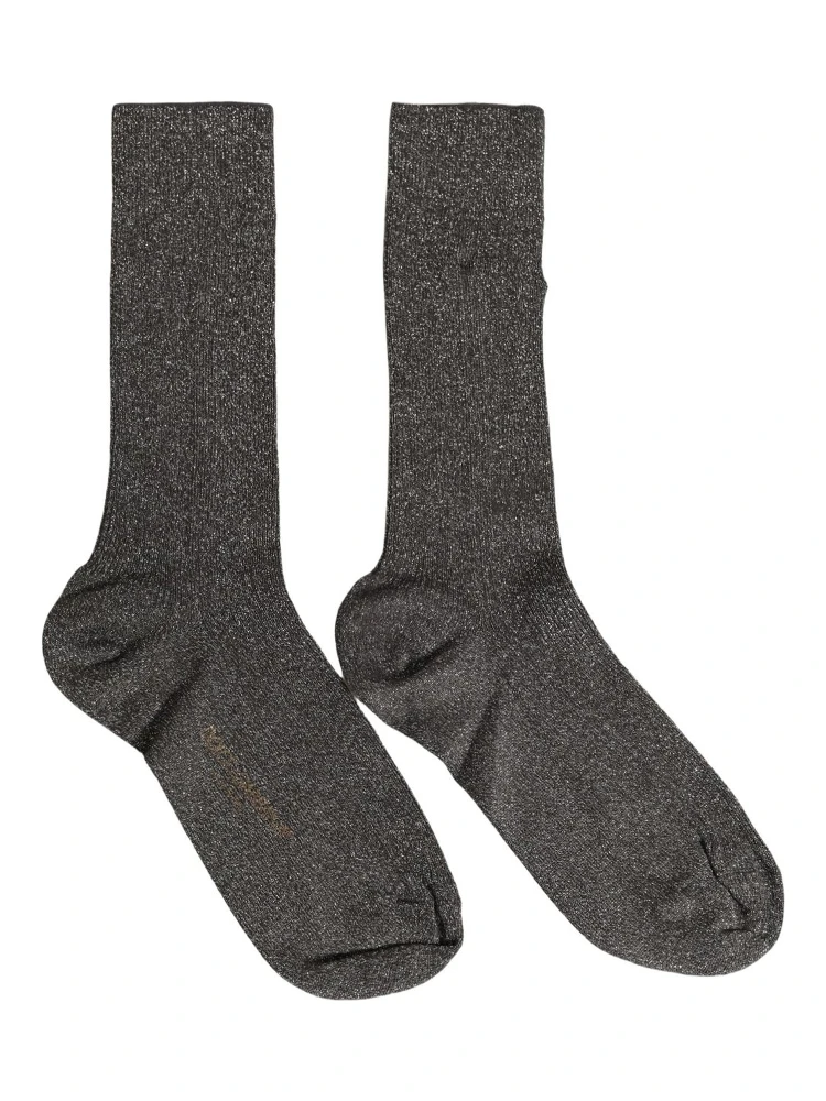 Dark Gray Viscose Logo Mid Calf Accessory Socks alternative