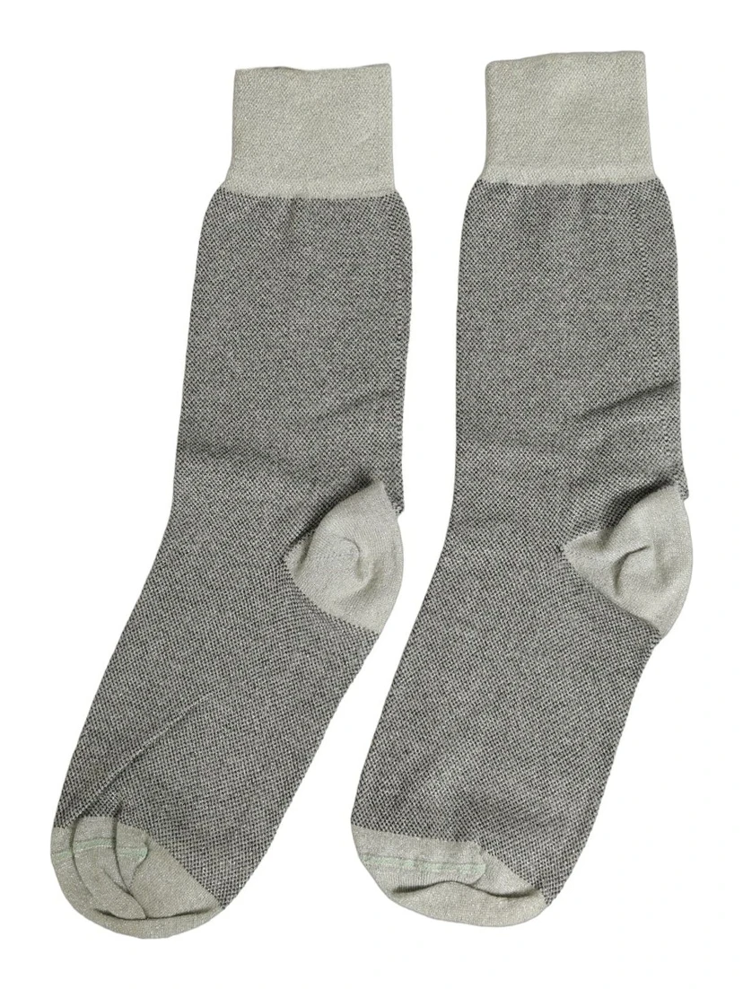 Charcoal Grey Logo Mid Calf Women Accessory Socks