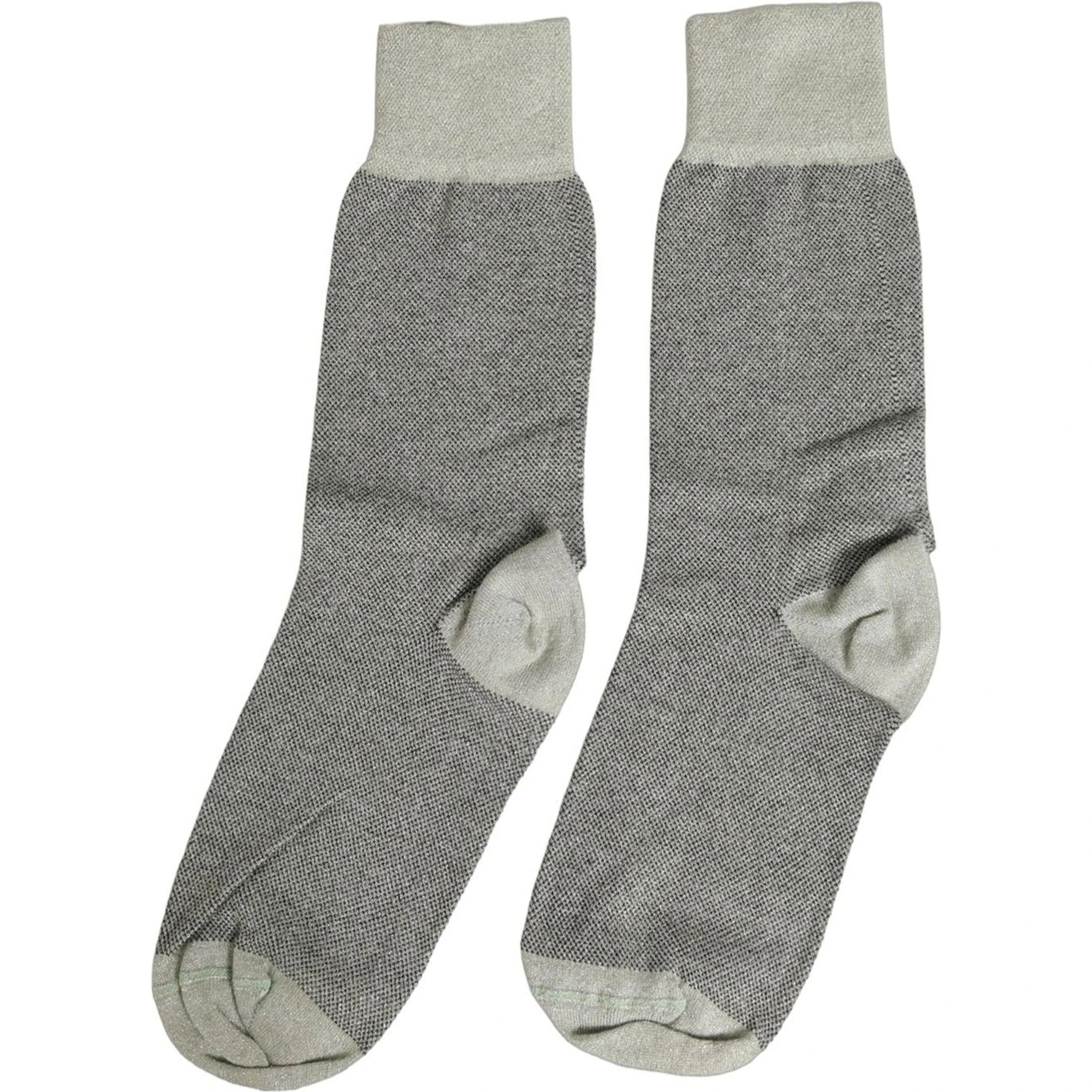 Charcoal Grey Logo Mid Calf Women Accessory Socks
