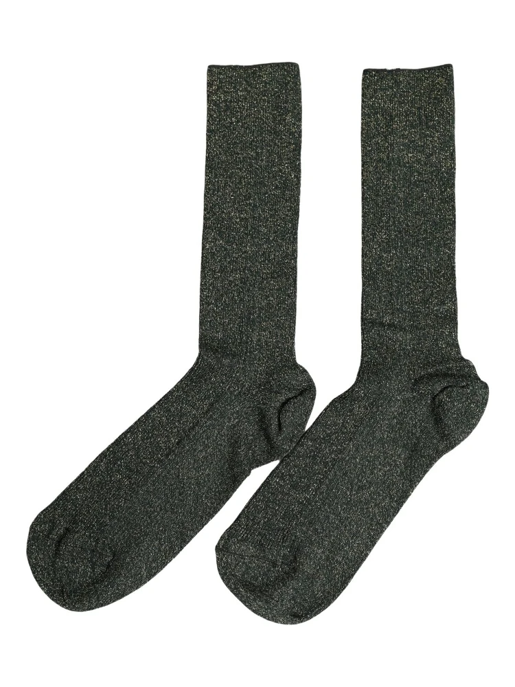 Dark Green Viscose Logo Mid Calf Accessory Socks alternative