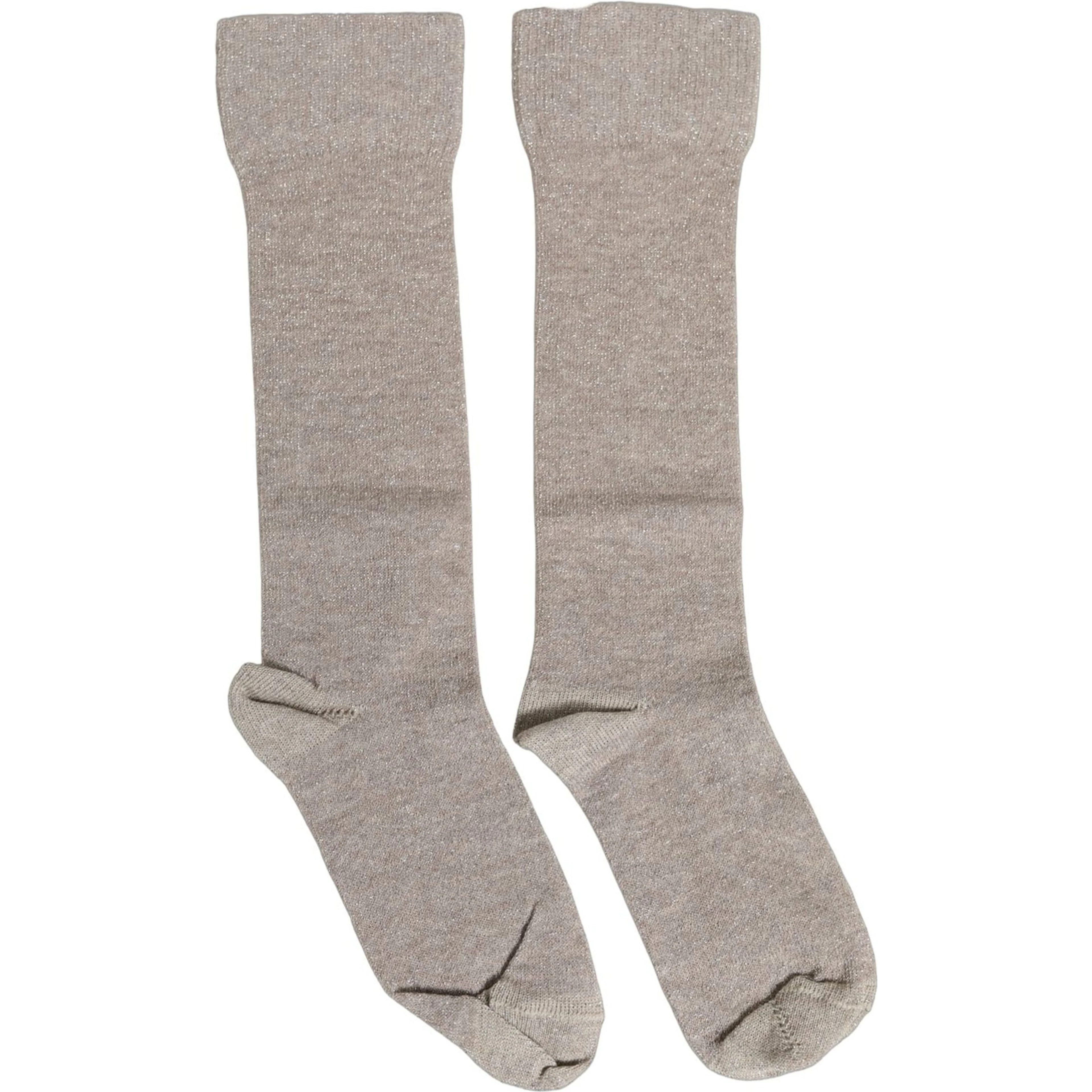 Gray Viscose Logo Mid Calf Accessory Socks
