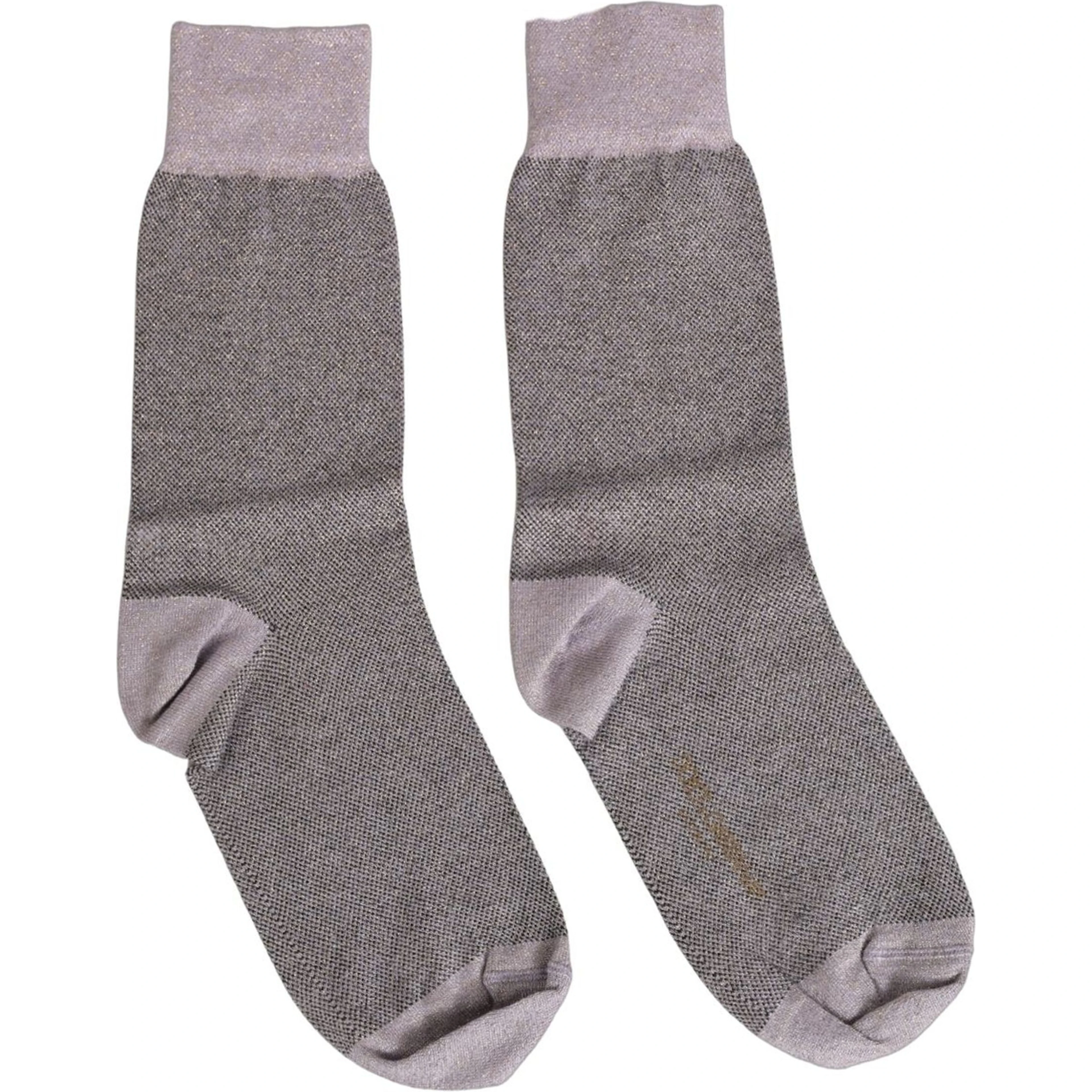 Charcoal Grey Logo Mid Calf Women Accessory Socks