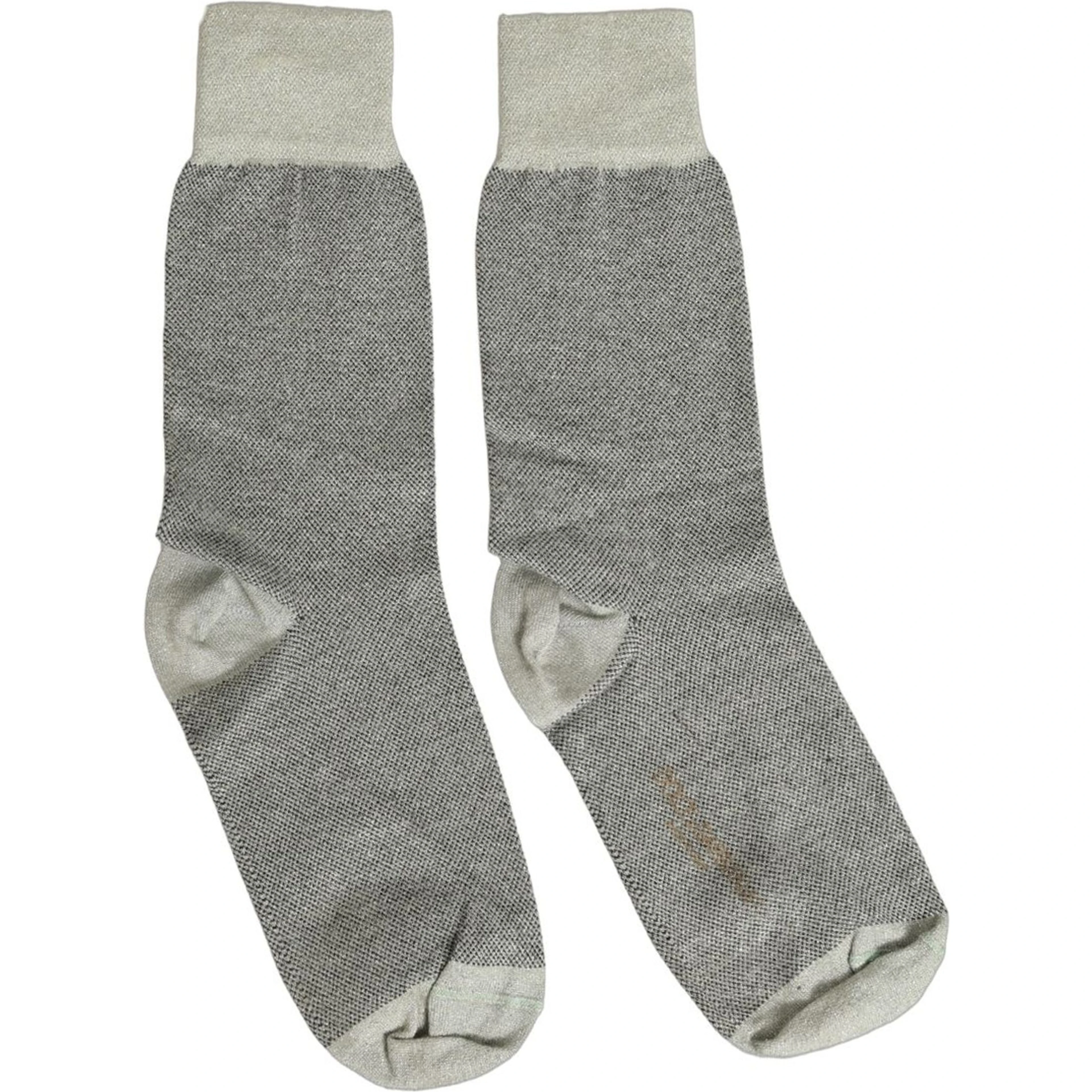 Charcoal Grey Logo Mid Calf Women Accessory Socks