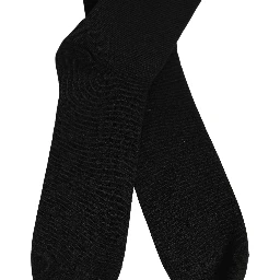 Men Black Cotton DG Logo Mid Calf Accessory Socks