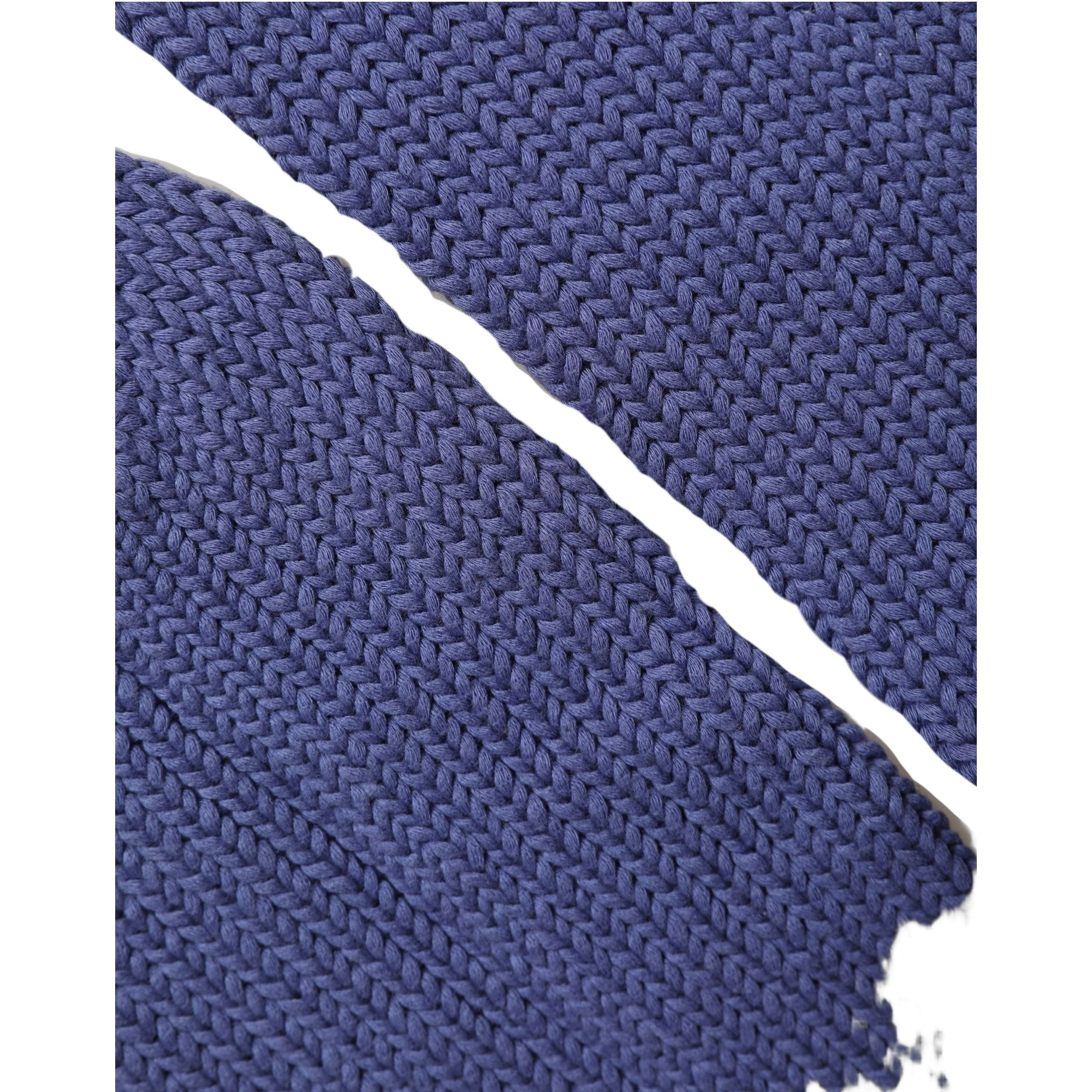 Men Navy Blue Cotton Ribbed Mid Calf Accessory Socks