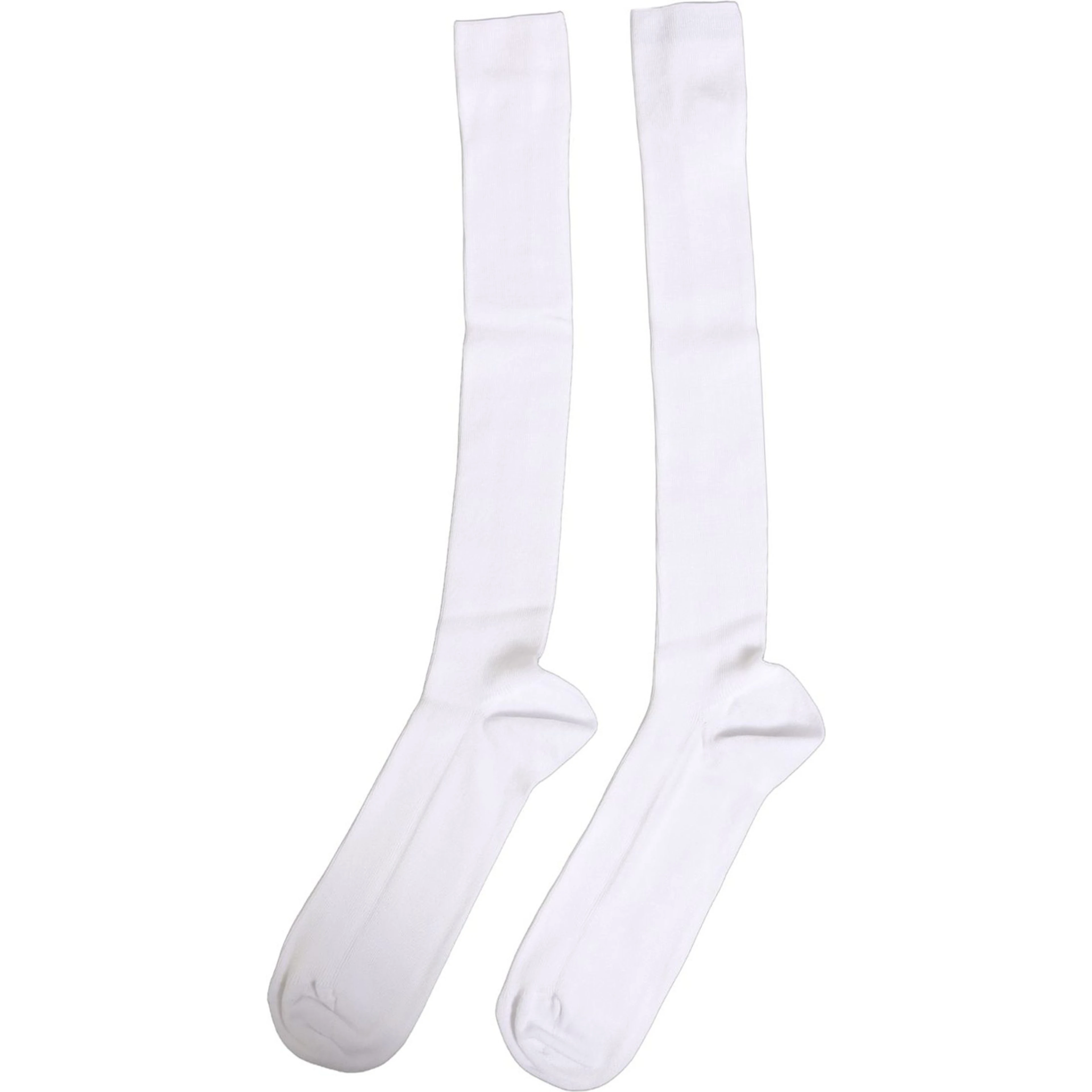 Men White Viscose Over The Calf Accessory Socks