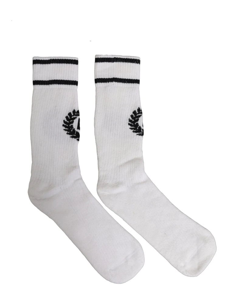 White Cotton DG Logo Mid Calf Accessory Socks alternative