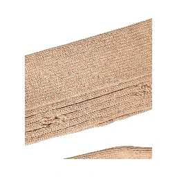 Beige Cotton Distressed Mid Calf Accessory Socks