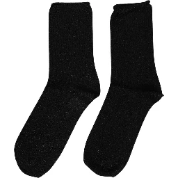 Men Black Viscose Mid Calf Accessory Socks