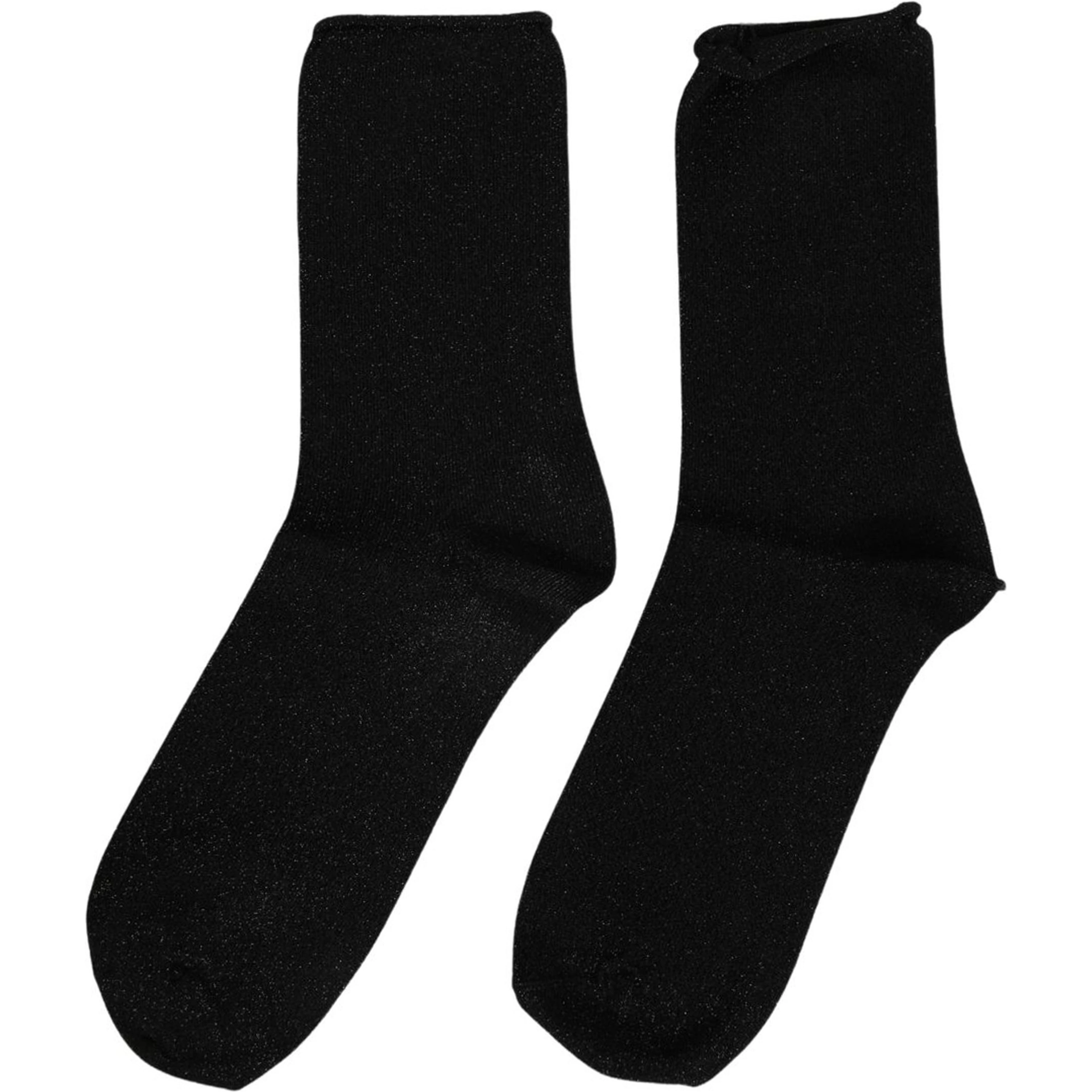 Men Black Viscose Mid Calf Accessory Socks