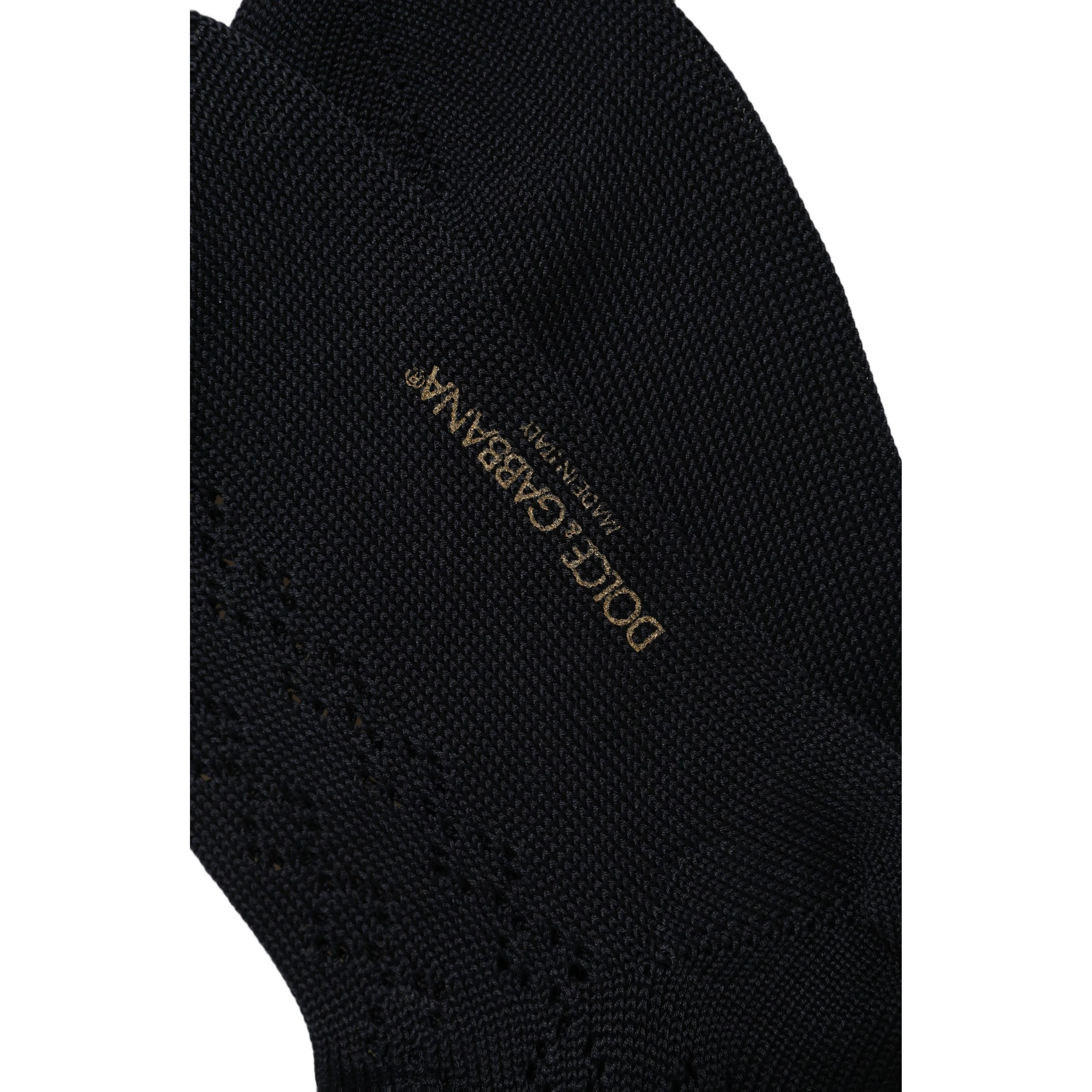Dark Blue Cotton Knit Mid Calf Accessory Socks