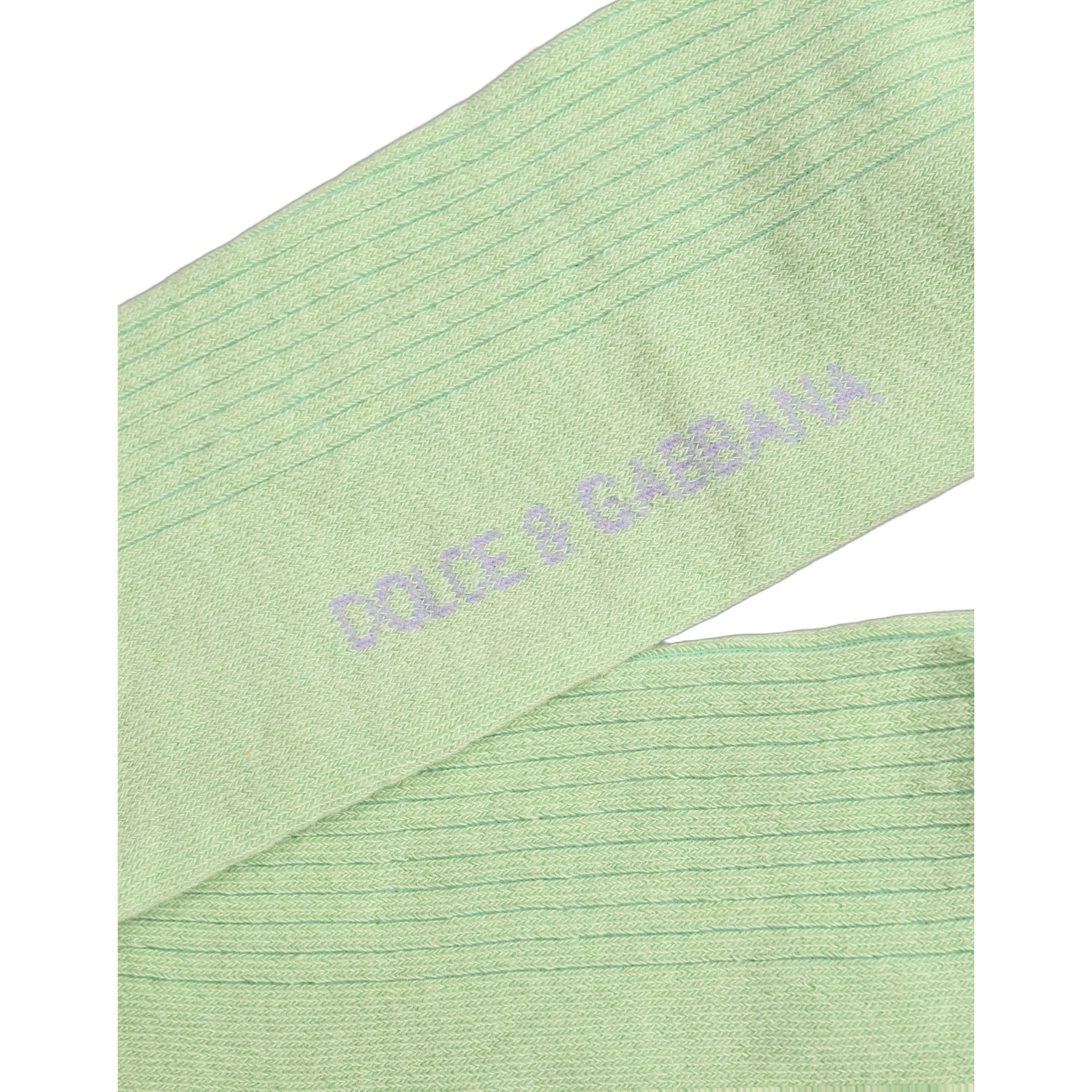 Men Light Green Logo Over Calf Accessory Socks