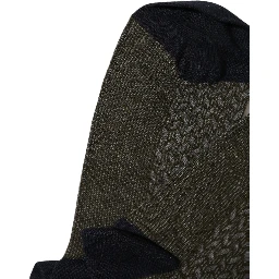 Dark Gray Cotton Knit Knee High Accessory Socks