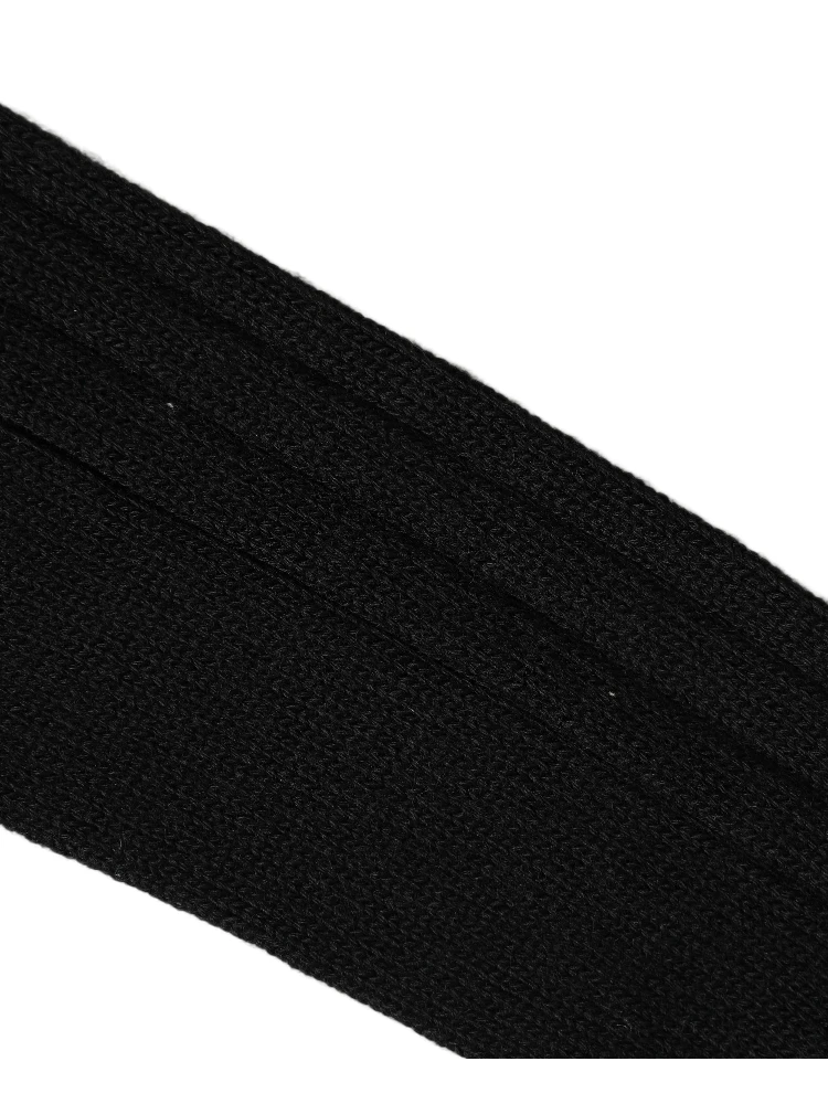Black DG Logo Print Over The Calf Accessory Socks