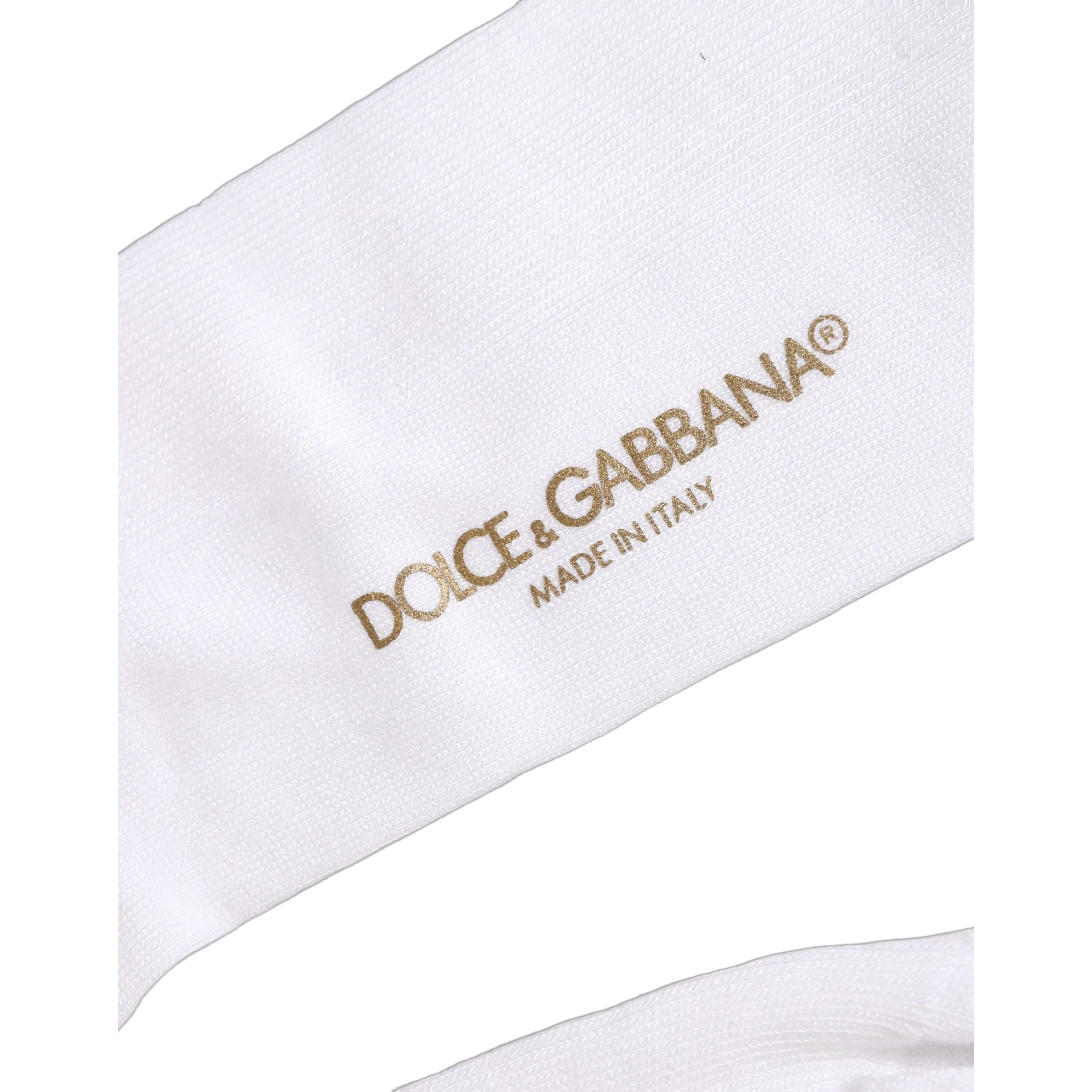 Men White Viscose Over The Calf Accessory Socks