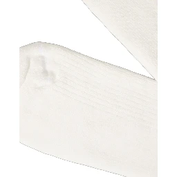 White Cotton DG Logo Mid Calf Accessory Socks