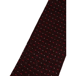 Burgundy Polka Dot Over The Calf Accessory Socks