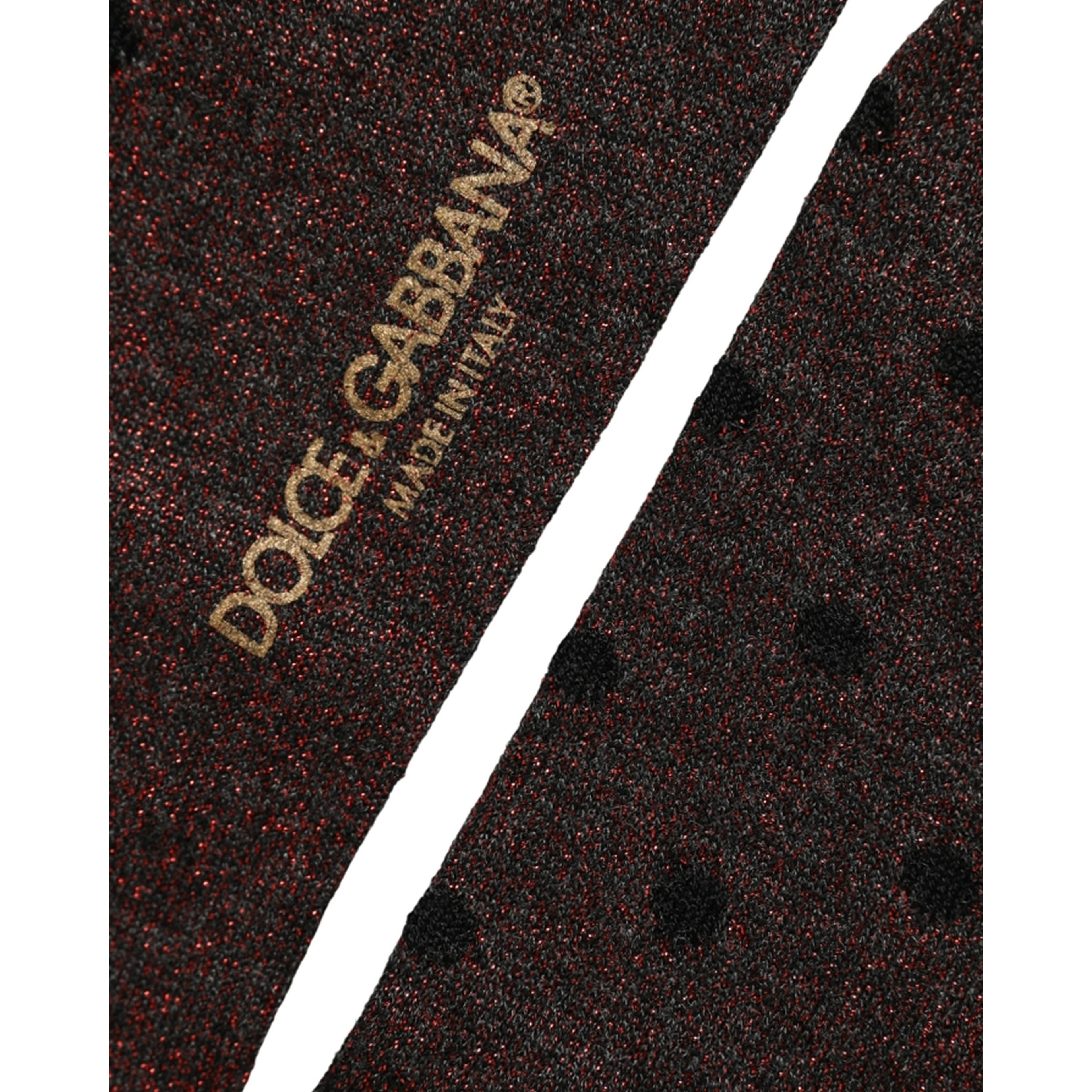Brown Polka Dot Over The Calf Accessory Socks
