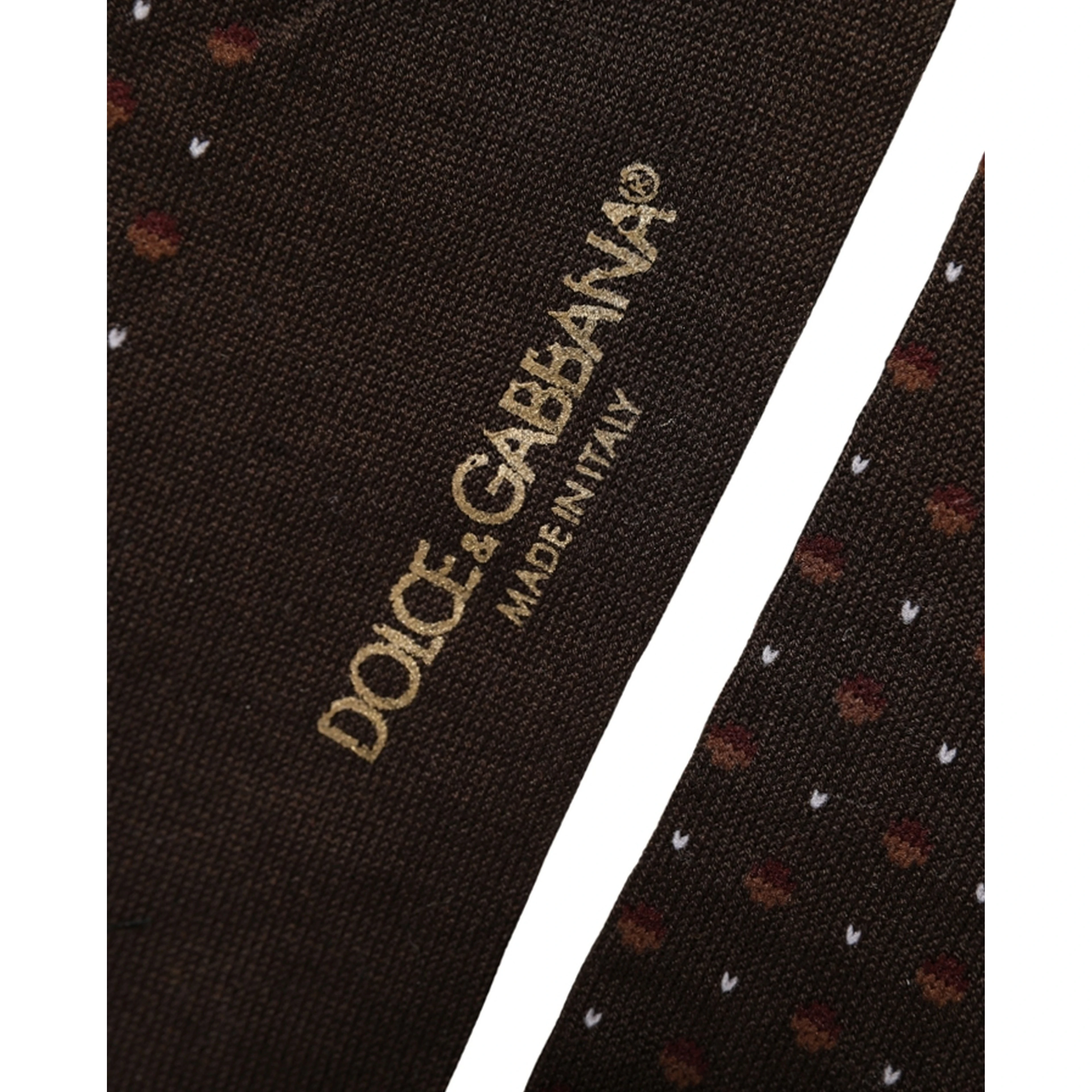 Burgundy Polka Dot Over The Calf Accessory Socks