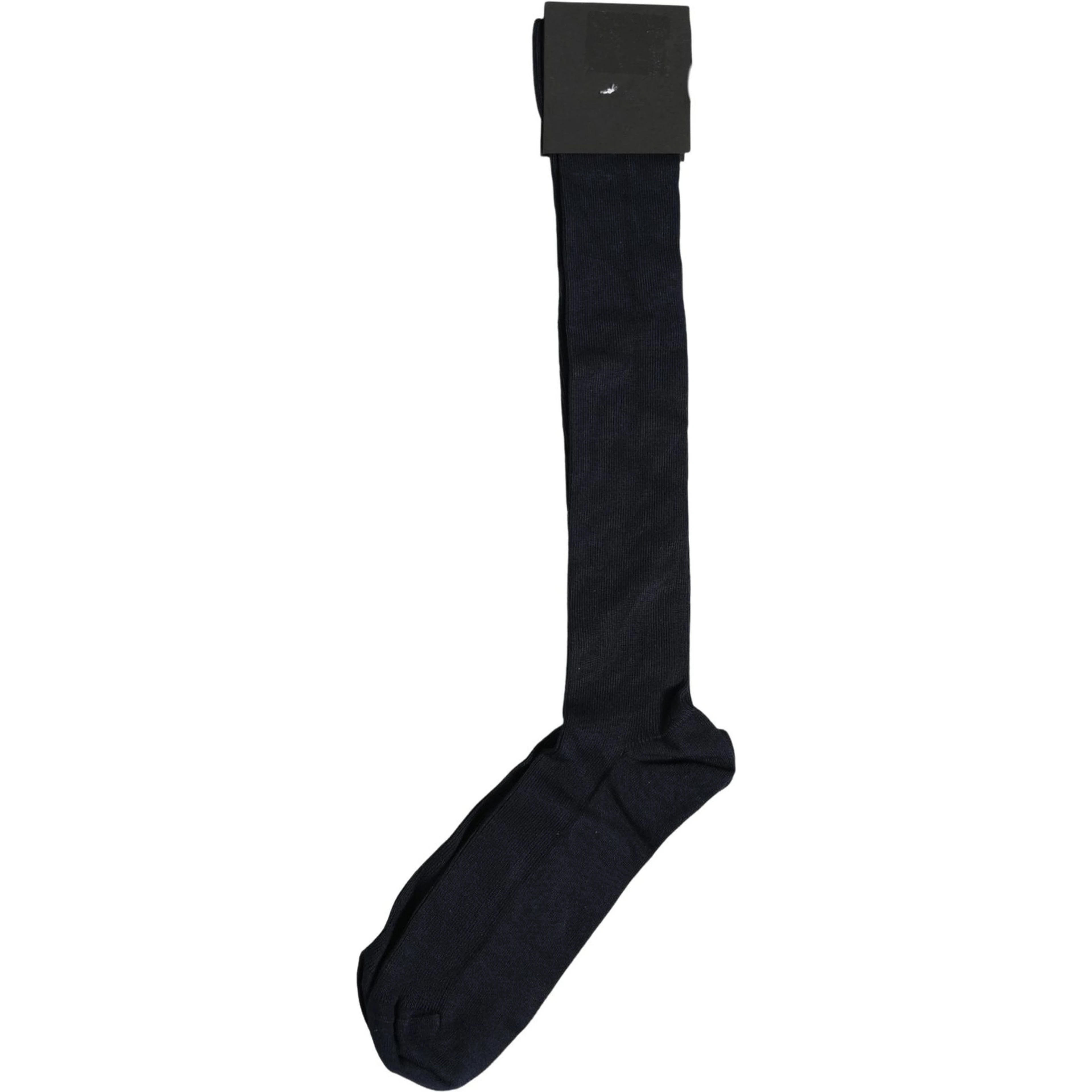 Men Dark Blue Viscose Over The Calf Accessory Socks