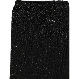 Men Black Viscose Mid Calf Accessory Socks