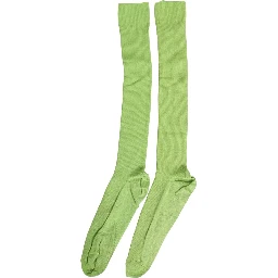 Men Green Viscose Over The Calf Accessory Socks