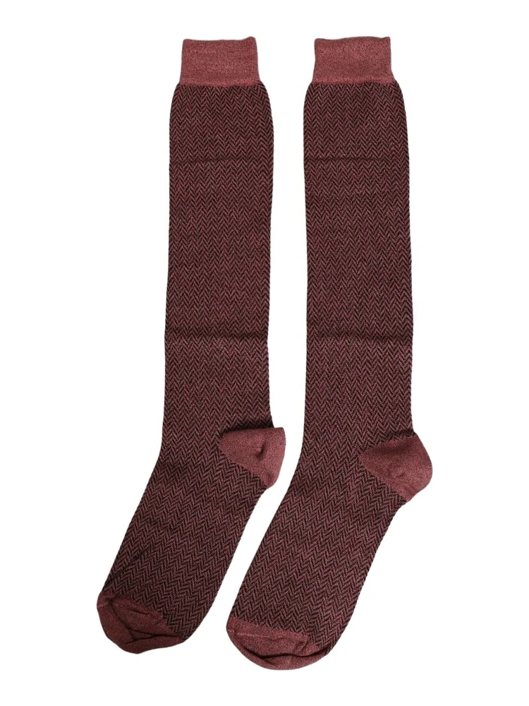 Burgundy Viscose Over The Calf Accessory Socks alternative