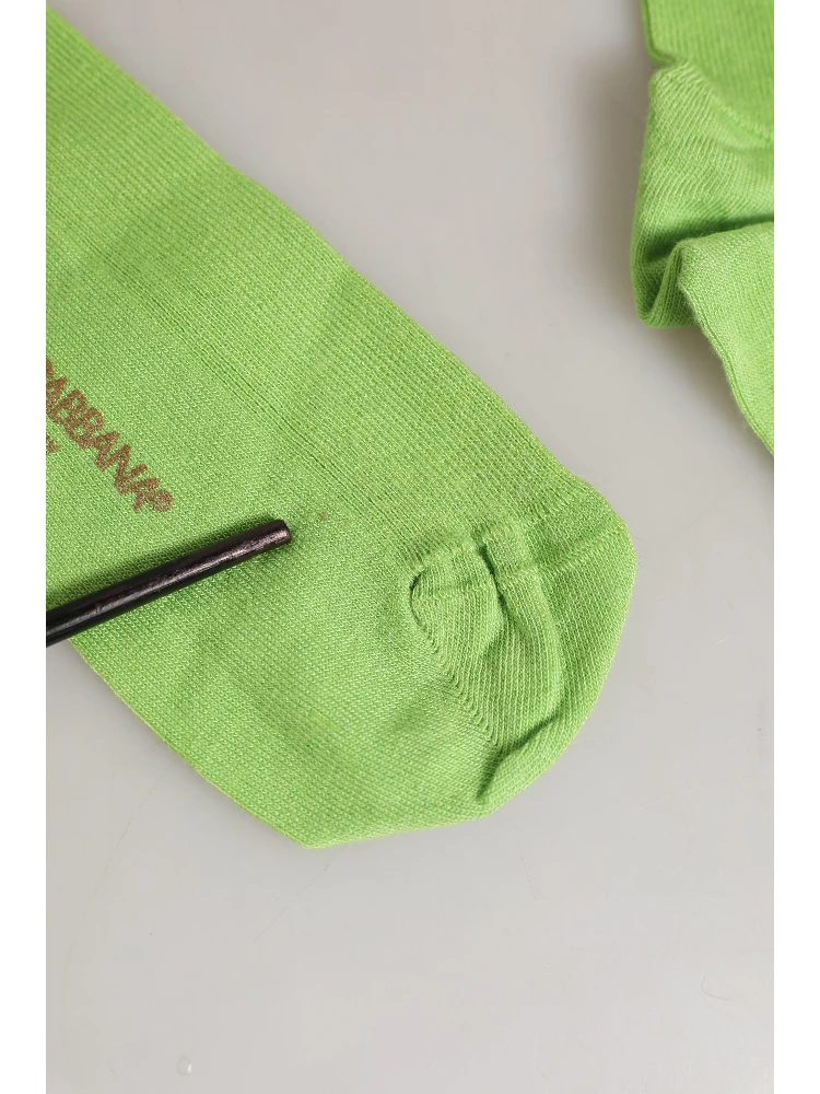 Men Green Viscose Over The Calf Accessory Socks