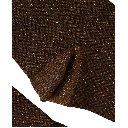 Men Brown Viscose Over The Calf Accessory Socks