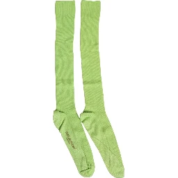 Men Green Viscose Over The Calf Accessory Socks