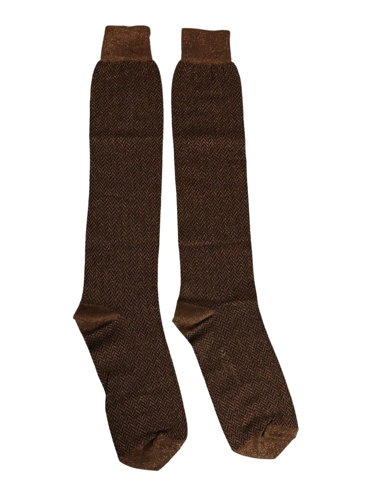 Men Brown Viscose Over The Calf Accessory Socks alternative